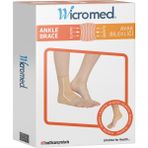 Wicromed Elastik Spor Ayak Bilek Desteği Hava Alabilen Örgü Kumaş ile Anatomik Tasarım - 2XL