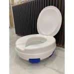Wicromed Klozet Yükseltici Musluklu - 15 cm Yükseklik, Kolay Montaj, Dayanıklı Enjekte Plastik