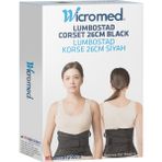 Wicromed Lumbosakral Korse (Lumbostad) Siyah Renk - 120cm
