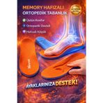 Wicromed Memory Hafızalı Ortopedik Tabanlık Spor Tabanlık Konfor Yürüyüş Mt7038