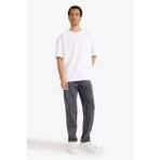 Wide Leg Geniş Paça Jean Kar Yıkamalı Pantolon