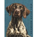 Wide Ruled Notebook: German Shorthaired Pointer Dog