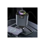 WİderMarkt 4’ü 1 Arada Araç Şarj Cihazı Nemlendirici & Aroma Difüzör –type-C + Lightning, Rgb Yıldız Işıklı