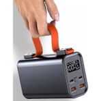 WİderMarkt 50000 Mah 100W Hızlı Şarj Powerbank–dijital Gösterge–type-C & USB Çoklu Çıkış–süper Güçlü Power Bank - Siyah