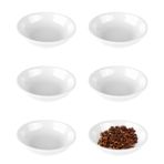 WideSmart Dip kasesi, beyaz sos kasesi, mini tatlı kasesi, yuvarlak baharat kasesi, yemek atıştırmalık kasesi, soya sosu tabağı, sos kasesi, küçük sos kaseleri, sos ızgarası, ketçap için (10 cm)