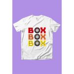 Widi Box Box Box Yazılı Araba Tekerleği Detaylı F1 Yarış Kız Çocuk Erkek Çocuk Beyaz T-Shirt - Siyah - 3 - 4 Yaş