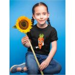 Widi Havuç Baskılı Regular Fit %100 Pamuk Çocuk Kırmızı T-Shirt - Siyah - 13 - 14 Yaş