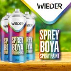 Wieder Sprey Boya Mat Siyah 400 ml