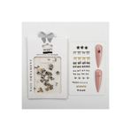 Wien Nail Master 48li Yıldız ve Kurdela Metal Tırnak Süsleme Charm Nail Art Charm Taşları WN-520