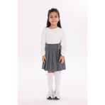 WİENS KİDS Kız Çocuk Okul Kemerli Pileli Etek