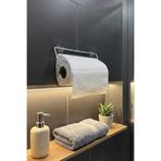 wiesmann Krom Yapışkanlı Kağıt Havluluk Metal Kağıt Havlu Askısı Tutacağı Metal Banyo Mutfak Havluluğu
