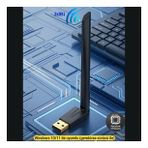 WiFi Adaptör 150 Mbps Antenli 802.11n Versatile USB Kablosuz Alıcı Windows 10/11 Uyumlu (Siyah)