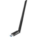 Wifi Dongle USB 3.0 1300M Çift Bant Yüksek Kazançlı Anten Kolay Kurulum Yüksek Güvenlikli Wifi Adaptörü Ofis Seyahati Için (Yurt Dışından)