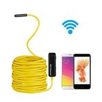 WiFi Yılan Kamera 10 MT Sarı SERT Tel 1200 Piksel 2MP Endoskop