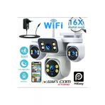 WİFİCAM HİEASY-5804 Kör Noktasız! 4 Kameralı Akıllı Ptz Wifi Kamera Hieasy Uygulama