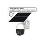 WIFICAM PLUS 7/24 Kayıt Alabilen 4g Sim Kartlı Solar Güneş Enerjili Kamera Türkçe App 7/24 UBOX SOLAR