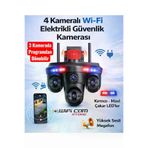WIFICAM PLUS SG7004-FFVİDEO 4 Kameralı 3 Motorlu Akıllı Ptz Güvenlik Kamerası