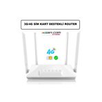 Wificam Sim Kart ile Çalışan 4 Antenli Router Wifi Modem 3g/4g Desteği