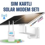 Wificam Solar Enerjili 4g Dış Mekan Wıfı Modem Seti Sim Kart Ile Kullanım