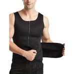 Wiforte Erkek Zayıflama Termal Korse Yelek – Yağ Yakıcı Vücut Şekillendirici Fitness Spor Yeleği, Terletici Sauna Etkili Atlet