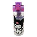 Wiggle 500ml Kuromi Temalı Lisanslı Rahat İçim Ağızlıklı Askılı Kilitlenebilir Su Matarası