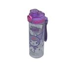 WİGGLE 700ml Kuromi Rahat İçim Ağızlıklı Kulplu Kilitlenebilir Su Matarası