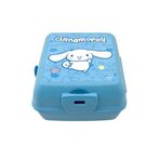 Wiggle Cinnamoroll Temalı Lisanslı 4 Bölmeli Plastik Çocuk Beslenme Kutusu - Yemek Saklama Kabı Kaşık ve Çatallı