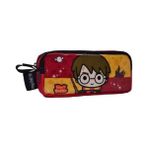 Wiggle Harry Potter 2 Gözlü Kalem Çantası 2118 - Kırmızı - 20CM - Çift Bölmeli