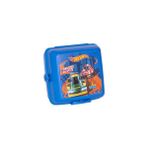 Wiggle Hot Wheels 4 Bölmeli Çocuk Beslenme Kutusu Yemek Saklama Kabı Kaşık ve Çatallı