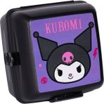 Wiggle Kuromi 4 Bölmeli Çocuk Beslenme Kutusu Yemek Saklama Kabı Kaşık ve Çatallı