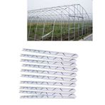 Wiggle Tel, 66ft Alüminyum Galvanizli Bahar Sera Parça Film Yuvası l Kilit Wiggle Tel Bahçıvanlar, Çiftçiler ve Kendin Yap Meraklıları için Dayanıklı Çerçeve Kelepçeleri