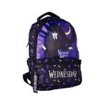 Wiggle Wednesday Büyük Boy 3 Bölmeli Cepli Çocuk Okul Sırt Çantası Siyah-Mor