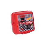 WİGGLE Wiggle Hot Wheels 4 Bölmeli Çocuk Beslenme Kutusu - Yemek Saklama Kabı Kaşık ve Çatallı