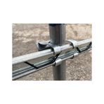 Wiggle Wire, Bu Alüminyum Wiggle Tel Parça Sera Galvanizli Film Yuvası Kanal Kilitleri Bahçıvanlar ve Kendin Yap Hobileri için Çok Amaçlı Çerçeve Kelepçeleri (10_1,2 mm)