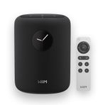 WiiM Sound akıllı hoparlör, 1,8 inç dokunmatik ekran, Hi-Res 24 bit/192 kHz, AI RoomFit, 100 W tepe noktası, Wi-Fi 6E/Bluetooth 5.3, çoklu oda ve stereo bağlantı, uzaktan kumanda dahildir, siyah
