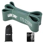 WIKDAY Egzersiz için direnç bantları, egzersiz bantları, egzersiz bantları, vücut germe için çekme destek bantları, Crossfit antrenmanı, fizik tedavi, kas antrenmanı erkekler ve kadınlar için (koyu