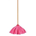 Wikro 1 Adet Mop 1 Adet Ahşap Sapı İle Takım Mikrofiber Vileda Tipi Mop Paspas