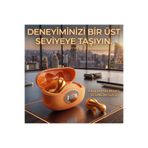 wiks Kablosuz Kulak Klipsi Bluetooth Kulaklık, Dijital Ekranlı Şarj Kutusu, Uzun Pil Ömrü
