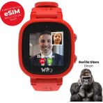Wiky Watch 5e Esim Kartlı Akıllı Çocuk Saati - Görüntülü ve Sesli Arama, Sesli Mesajlaşma, Gps, Sos, Güvenli Alan, Güvenli Liste, Konum Takibi (E-Sim) (Tüm Operatörler E-Sim) - Kırmızı