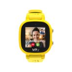 Wiky Watch 5E eSimli Akıllı Çocuk Saati Görüntülü ve Sesli Arama, GPS, SOS, Konum Takibi, Güvenli Liste, 112 Acil, Gorilla Glass Dokunmati Renkli Ekran (Tüm Operatörler eSIM) (Sarı)