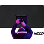 Wild 4xl 135X70 cm Oyuncu Mouse Pad - Siyah