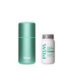 Wild Antiperspirant Roll On Qua Case & Fresh Cotton & Sea Salt Refill Kadın Deodorant 50 Ml - Yeşil