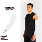 Wild Athletic Basketbol Korumasız Spor Kolluk - Beyaz - L - XL