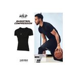 Wild Athletic Erkek Basketbol Pro Compression İçlik T-Shirt Kısa Kollu Spor Fitness Body