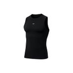 Wild Athletic Erkek Pro Compression Atlet Kolsuz Spor Fitness Body - Siyah - 2XL