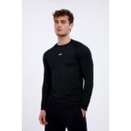 Wild Athletic Erkek Pro Compression Uzun Kollu Spor Fitness Body - XL - Siyah