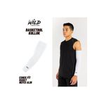 Wild Athletic Sports Basketbol Korumasız Spor Kolluk Beyaz Tekli