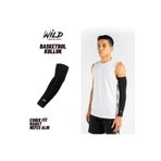 Wild Athletic Sports Basketbol Korumasız Spor Kolluk Siyah Tekli