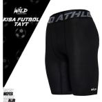 Wild Athletic Sports Erkek Spor Kısa Dizüstü Beyaz Tayt - XS - Siyah