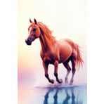 Wild Beauty: Chestnut Horse's Coastal Run Journal: a GRAPH notebook for self-expression